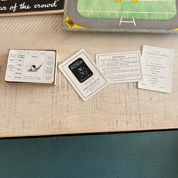 Rare, COMPLETE Vintage 1946 Parker Brothers Pigskin Board Game - Picture 4 of 15